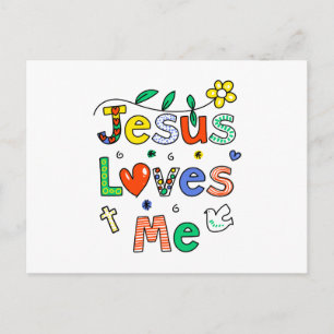 Carte Postale Jésus m'aime