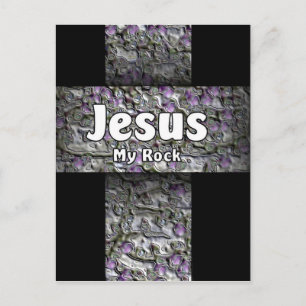 Carte Postale Jésus Mon Rocher