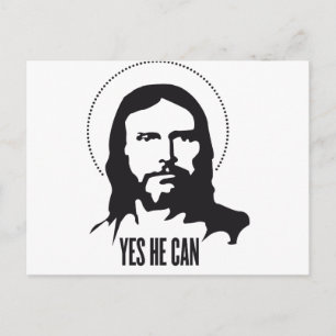 Carte Postale Jésus oui il peut