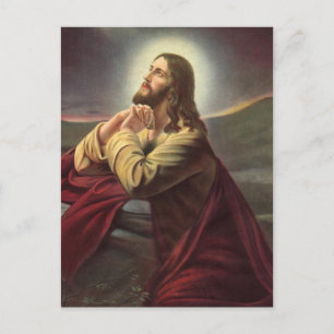 Carte Postale Jésus priant