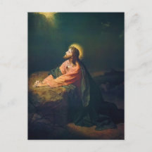 Jésus priant dans le jardin de Gethsémani 