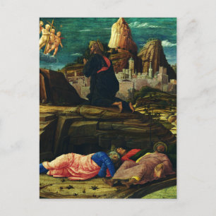 Carte Postale Jésus prie dans le Jardin de Gethsémani