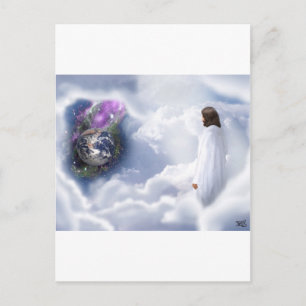 Carte Postale Jésus regarde