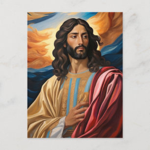 Carte Postale *~* Jésus Robe Planet Universe Earth AP50 Cosmos