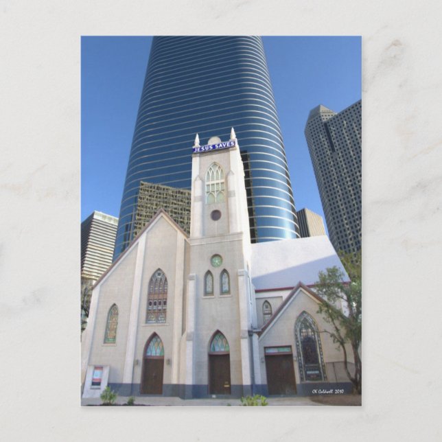 Carte Postale Jesus Saves Houston (Devant)