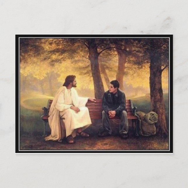 Carte Postale Jésus S'Occupe De Moi (Devant)
