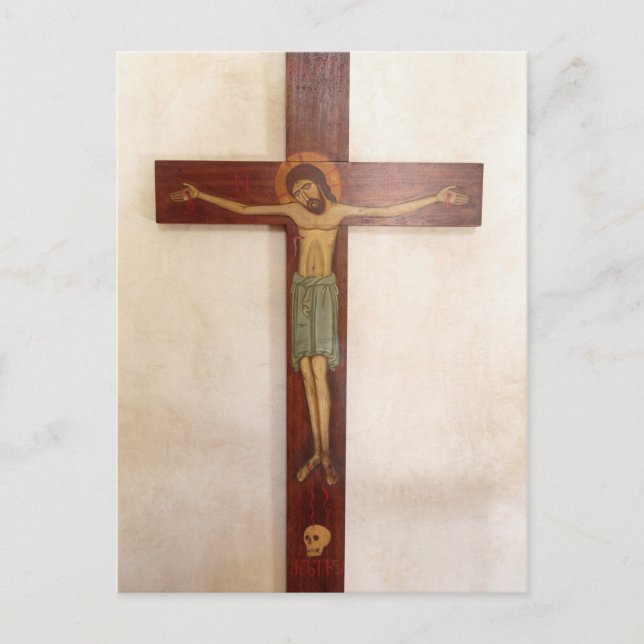 Carte Postale Jésus Sur La Croix (Devant)