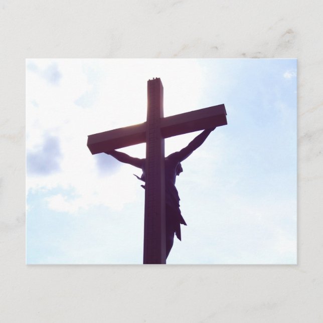 Carte Postale Jésus sur la croix (Devant)