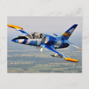 CARTE POSTALE JET BLEU