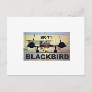 Carte Postale jet chaud noir