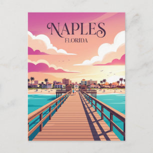 Carte Postale Jetée de Naples USA