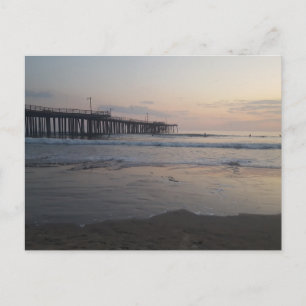 Carte Postale Jetée de Pismo Beach au coucher du soleil