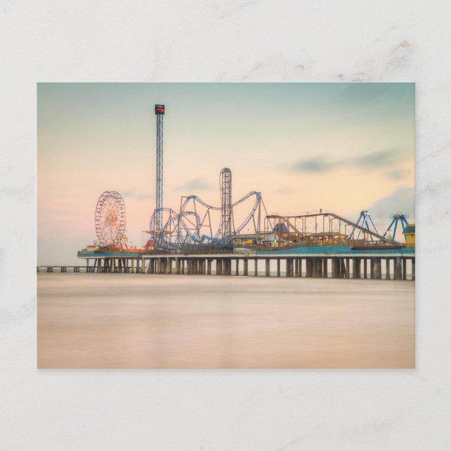 Carte Postale Jetée de plaisance de Galveston (Devant)