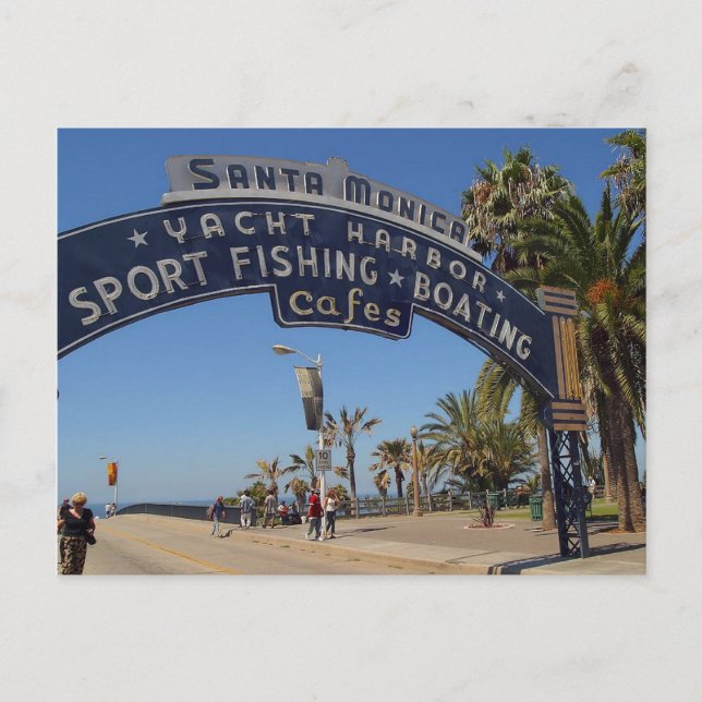 Carte Postale Jetée de Santa Monica (Devant)