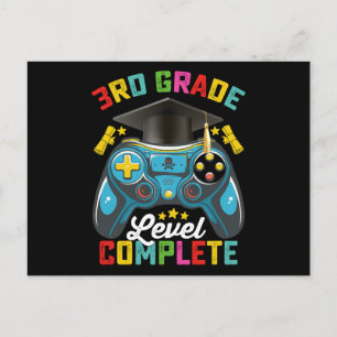 Carte Postale Jeu de 3e année de niveau complet Gamer