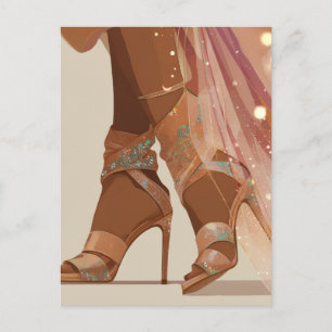 CARTE POSTALE JEU DE CHAUSSURES #3