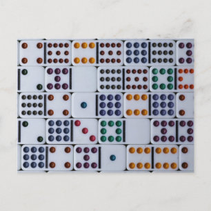 Carte Postale Jeu de Dominos