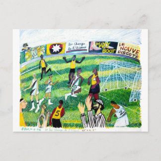 Carte Postale Jeu de football