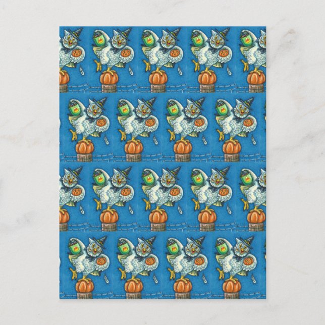 CARTE POSTALE JEU DE FUNNY OU TRAITER ODEUR MON PIEDS HALLOWEEN  (Devant)