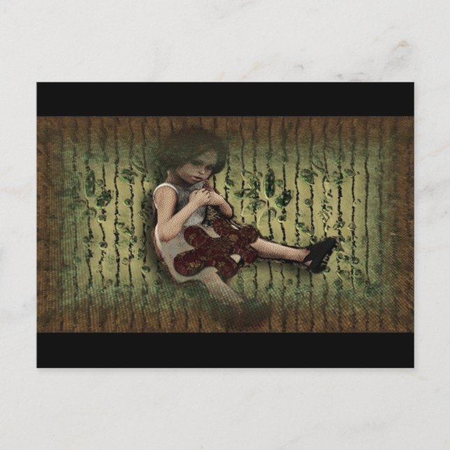 Carte Postale Jeu de jardin enchanté (Devant)