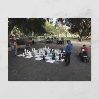 Carte Postale Jeu d'échecs géant à Hyde Park, Sydney Postcard