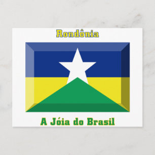 Carte Postale Jeu Drapeau Rondônia