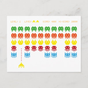 Carte Postale Jeu Retro