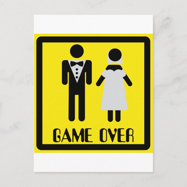 Carte Postale jeu sur couple (Devant)