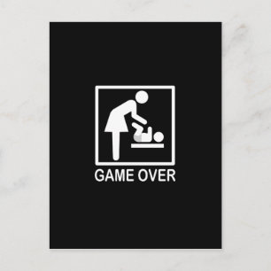 Carte Postale Jeu sur maman Signal humoristique