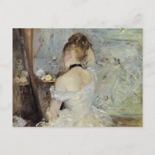 Carte Postale Jeune Femme au Miroir par Berthe Morisot