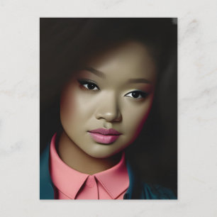 Carte Postale Jeune femme confiante