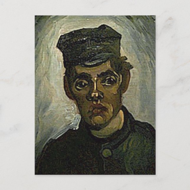 Carte Postale Jeune paysan à Peaked Casquette(F165)Van Gogh Fine (Devant)