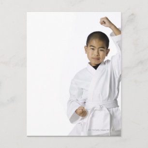 Carte Postale jeunes pratiquant les arts martiaux 3