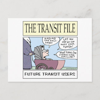 Carte Postale Jeunes utilisateurs de transport