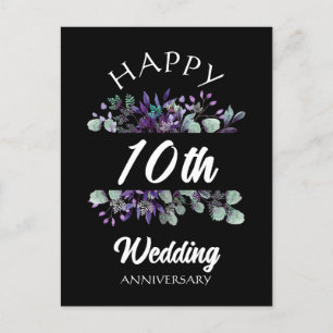 CARTE POSTALE JEUX MARIAGE ANNIVERSAIRE BLOSSOM COUPLE CADEAU