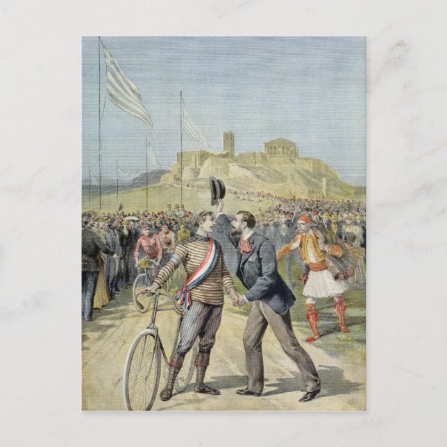 Carte Postale Jeux olympiques à Athènes (Devant)