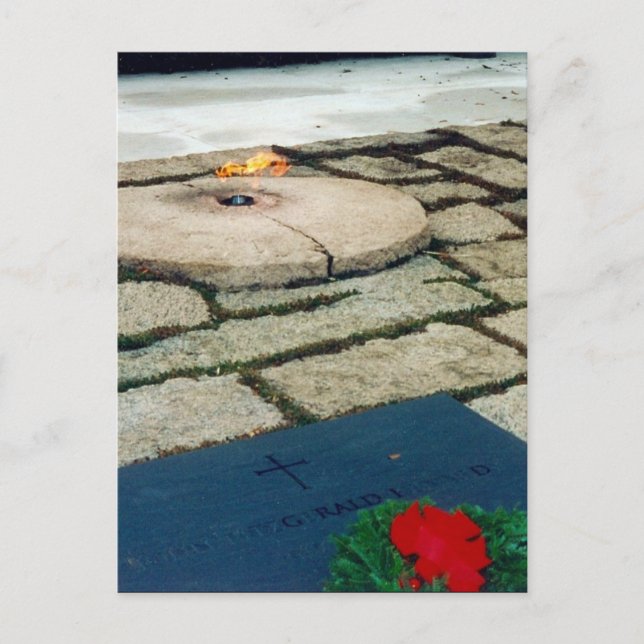 Carte Postale jfk de flamme éternelle (Devant)