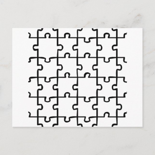 Carte Postale Jigsaw Puzzle (Devant)
