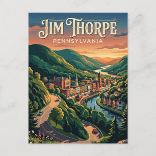Carte Postale Jim Thorpe États-Unis