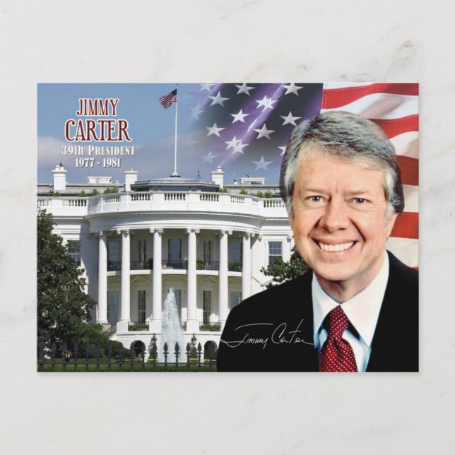 Carte Postale Jimmy Carter - 39ème Président des Etats-Unis (Devant)