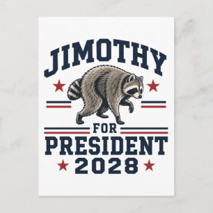 Carte Postale Jimothy président 2028