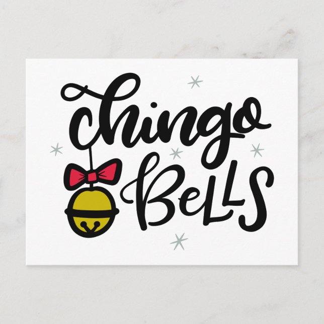 Carte Postale Jingle Bells (mais avec un accent espagnol) Noël (Devant)