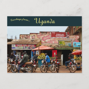 Carte Postale Jinja Ouganda