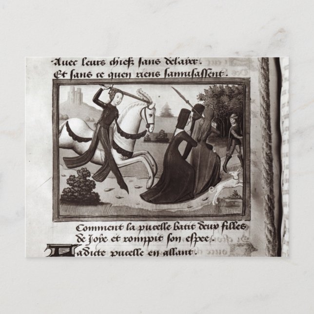 Carte Postale Joan d'Arc (Devant)