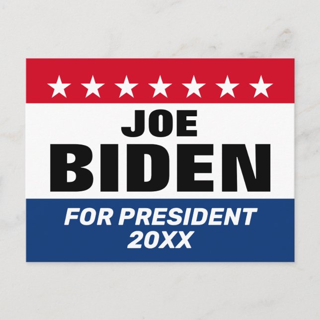 Carte Postale Joe Biden 2024 - Design classique (Devant)