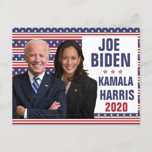 Carte Postale Joe Biden Kamala Harris 2020 US President Photo