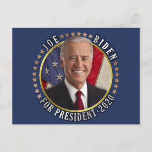 Carte Postale Joe Biden pour le président démocrate 2020 Photo