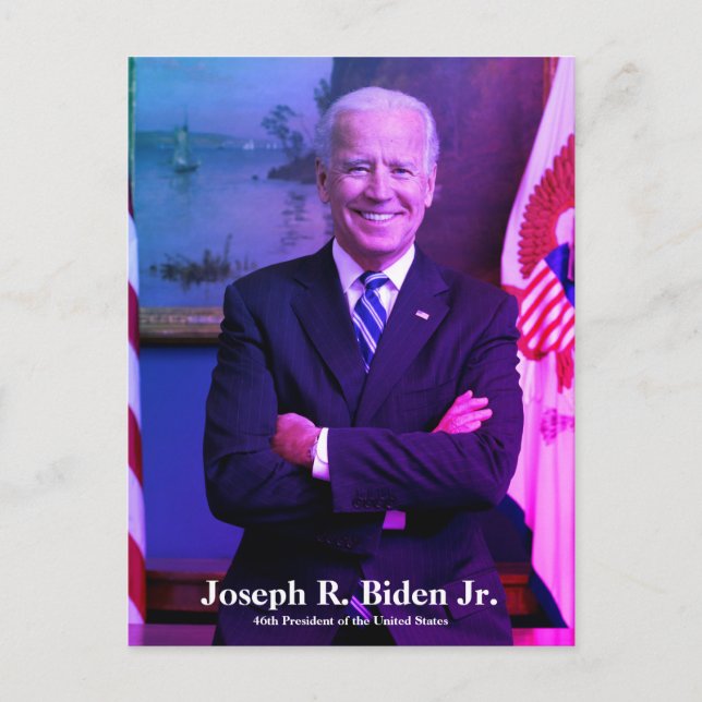Carte Postale Joe Biden, sénateur des États-Unis, VP, 46e POTUS (Devant)