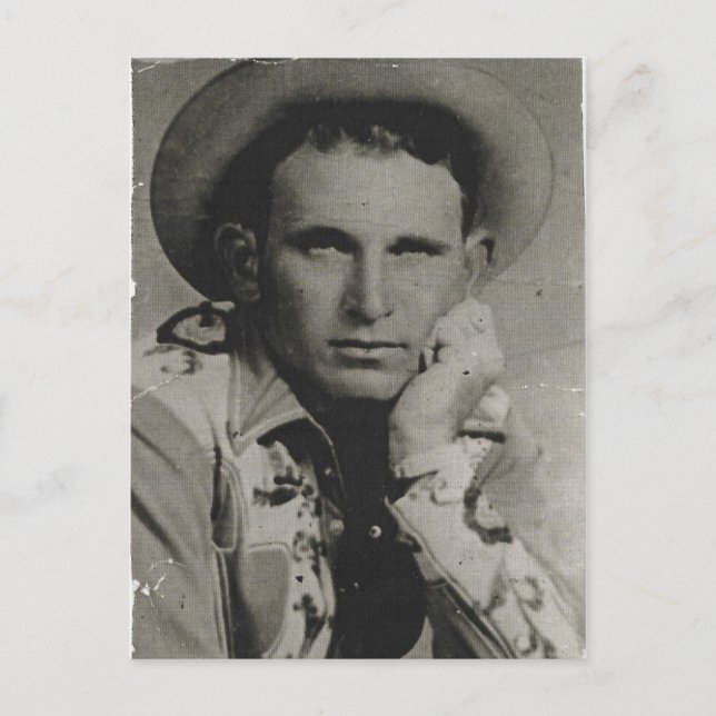 Carte Postale Joe Watts, Texas Cowboy (Devant)