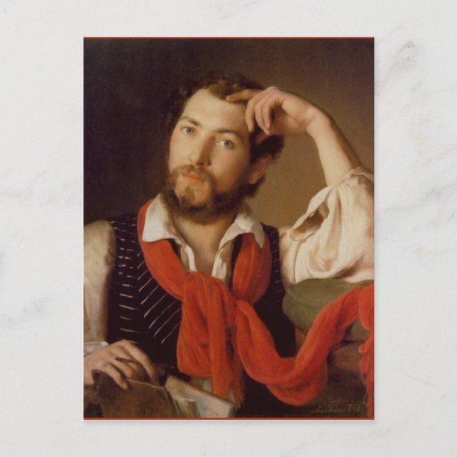 Carte Postale Johann Reiter Autoportrait (Devant)